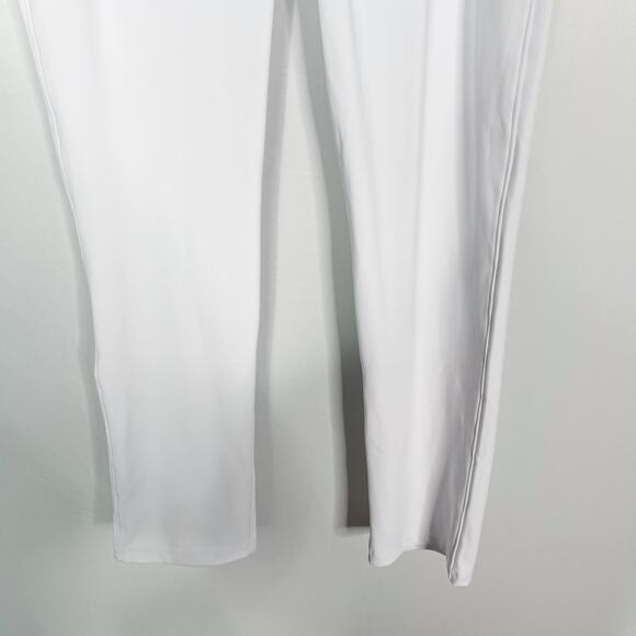 New Womens Small S White Joggers Pants Pockets Sweatpants Drawstring Lounge - Picture 4 of 9